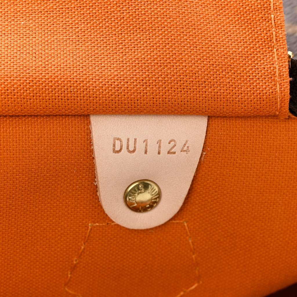 Louis Vuitton Monogram My LV Heritage Speedy 40 Orange Navy