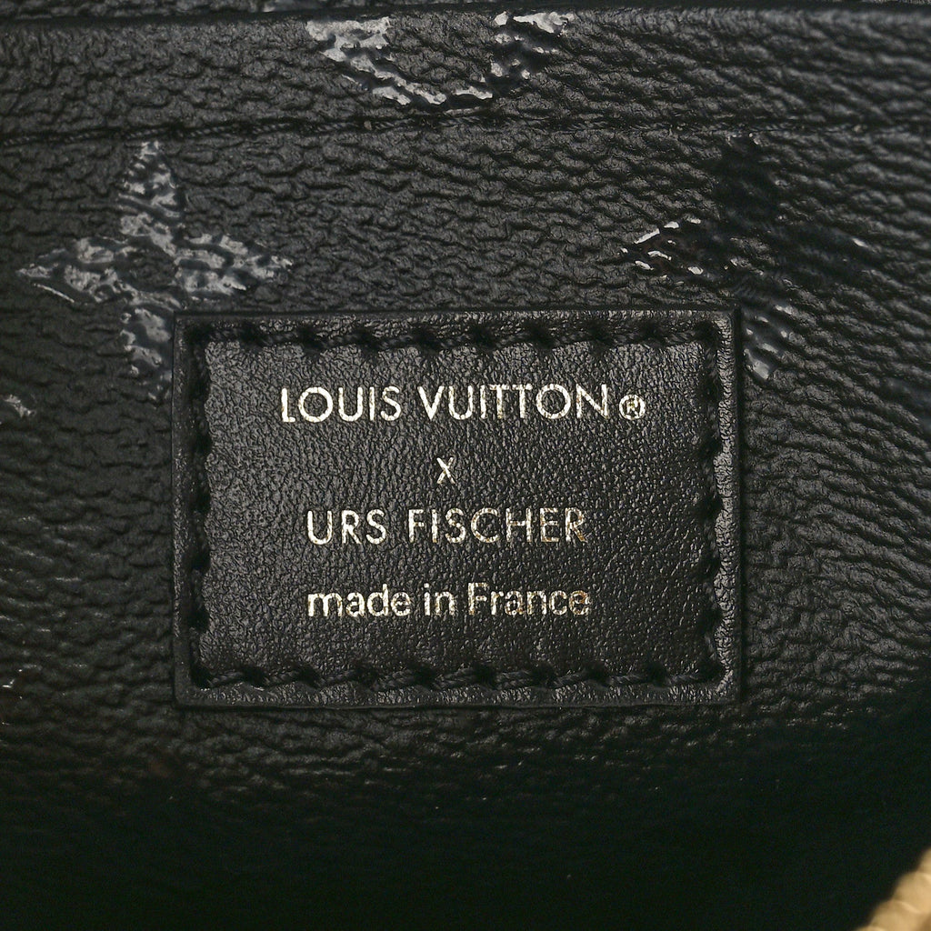 Louis Vuitton X UF Tufted Monogram Pochette Accessories Black Red