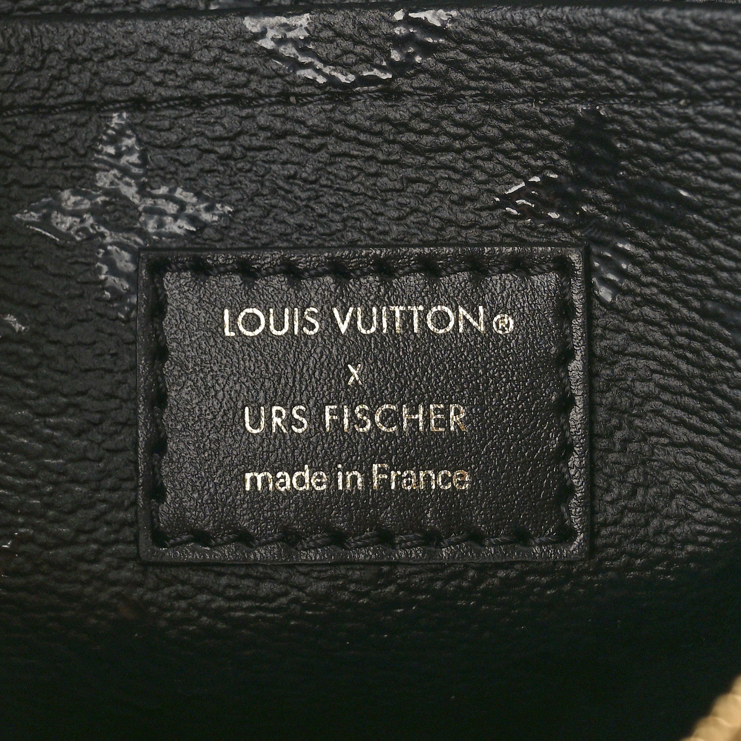 Louis Vuitton X UF Tufted Monogram Pochette Accessories Black Red
