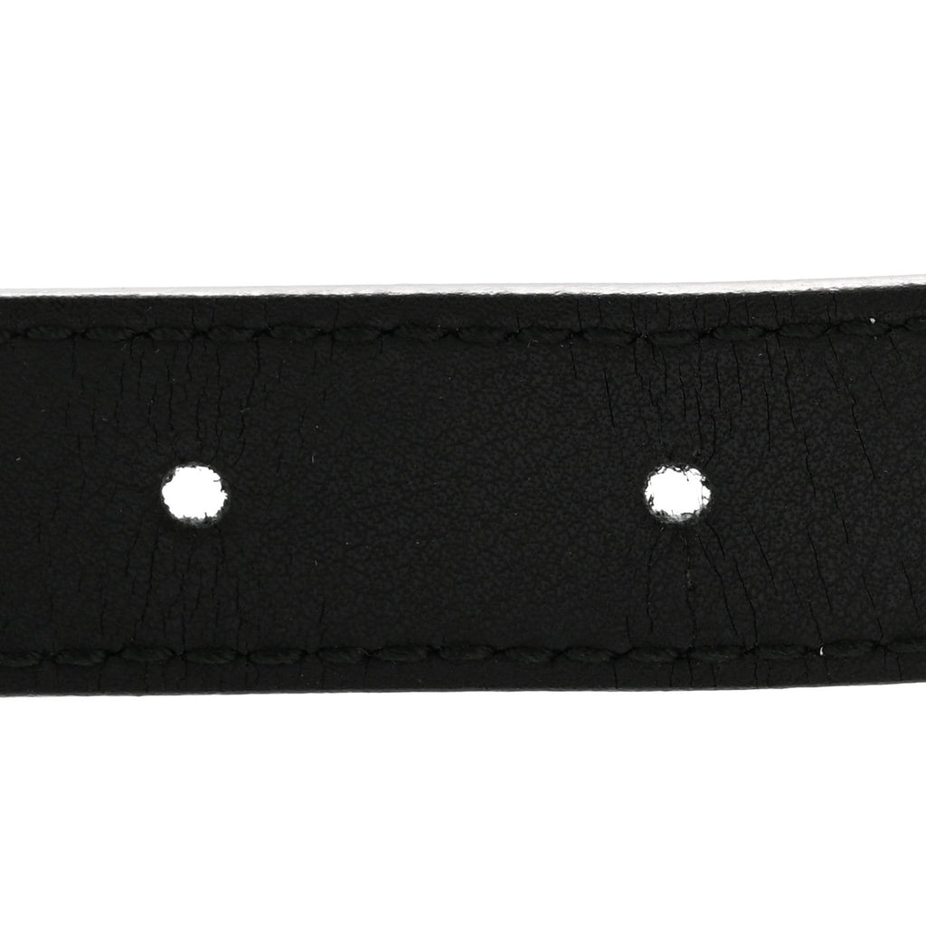 Gucci Calfskin Double G 20mm Belt 80 32 Black