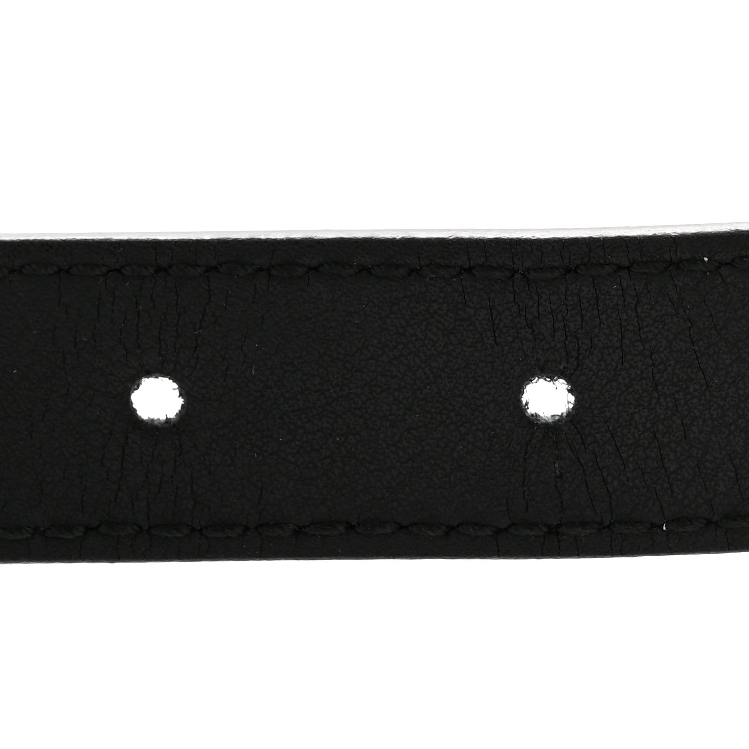 Gucci Calfskin Double G 20mm Belt 80 32 Black