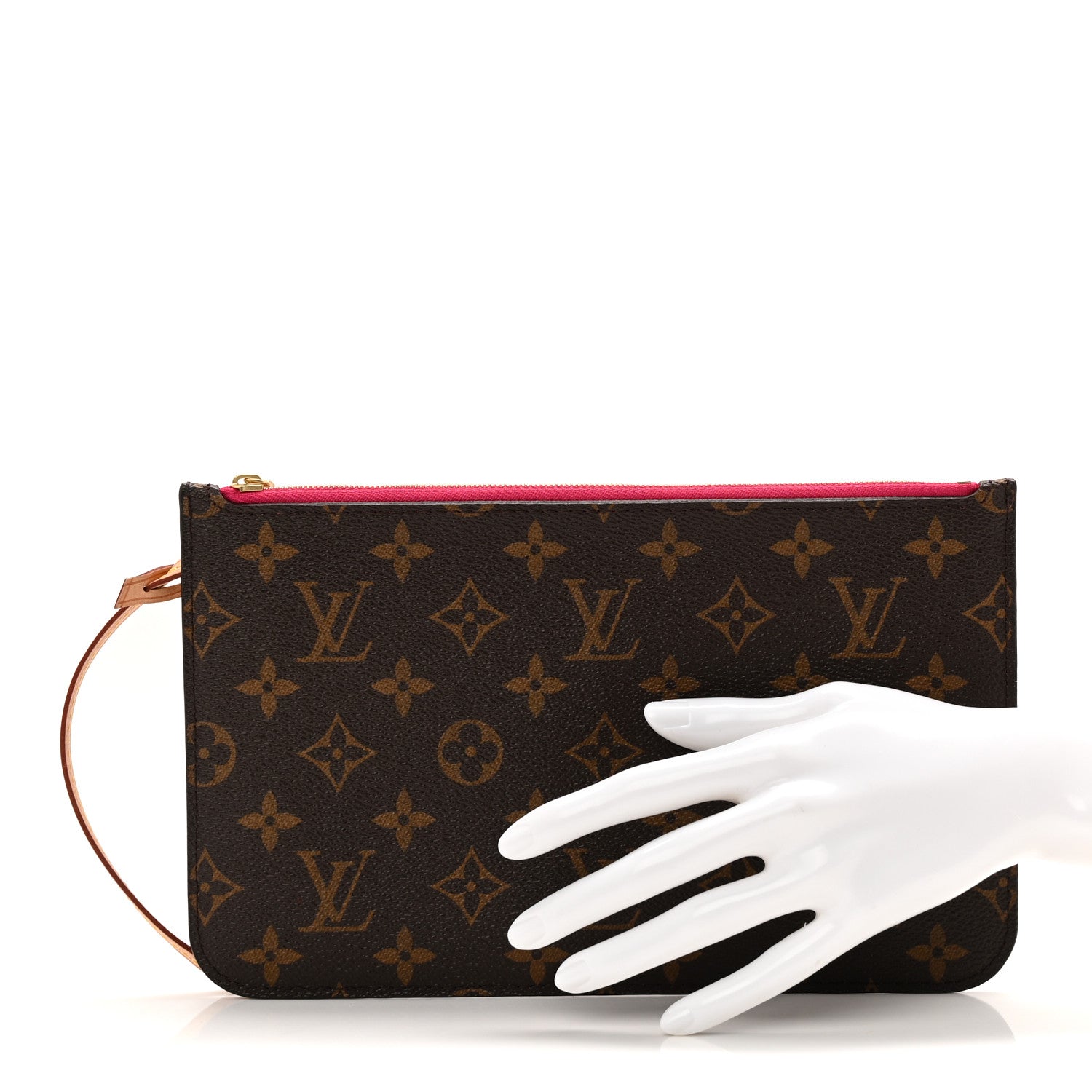 Louis Vuitton Monogram Neverfull MM GM Pochette Pivoine