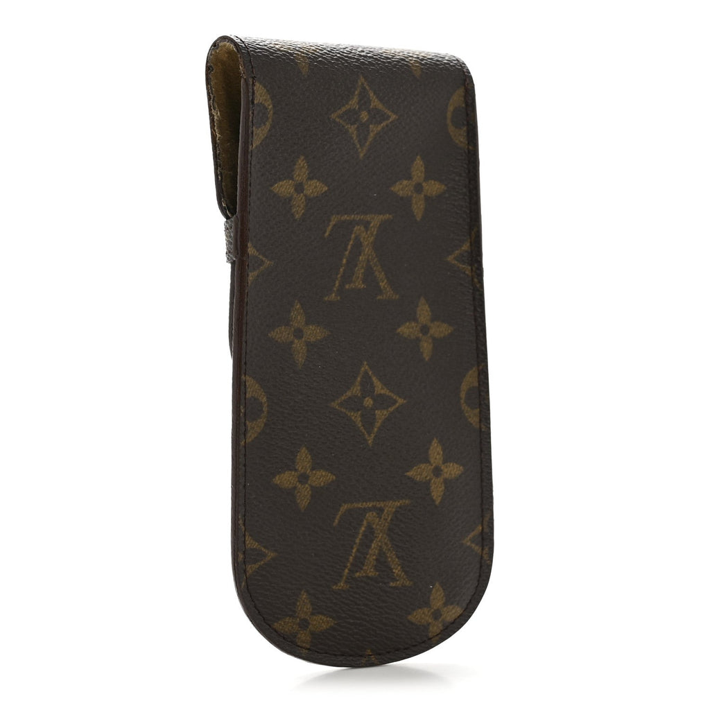 Louis Vuitton Monogram Glasses Sunglasses Case w Flap