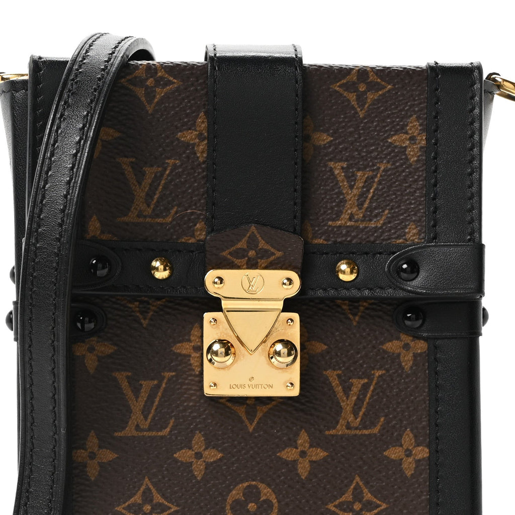 Louis Vuitton Monogram Pochette Trunk Verticale Black