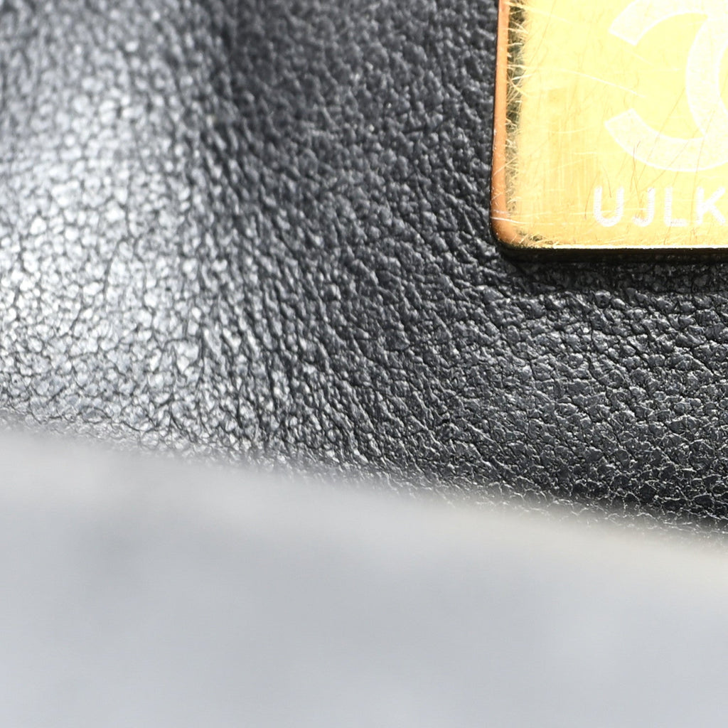 Chanel Lambskin Quilted Mini Rectangular Flap Black
