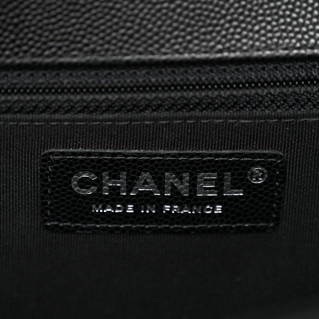 Chanel Caviar Quilted New Medium Boy Flap Black