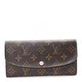 Louis Vuitton Monogram Emilie Wallet Rose Ballerine