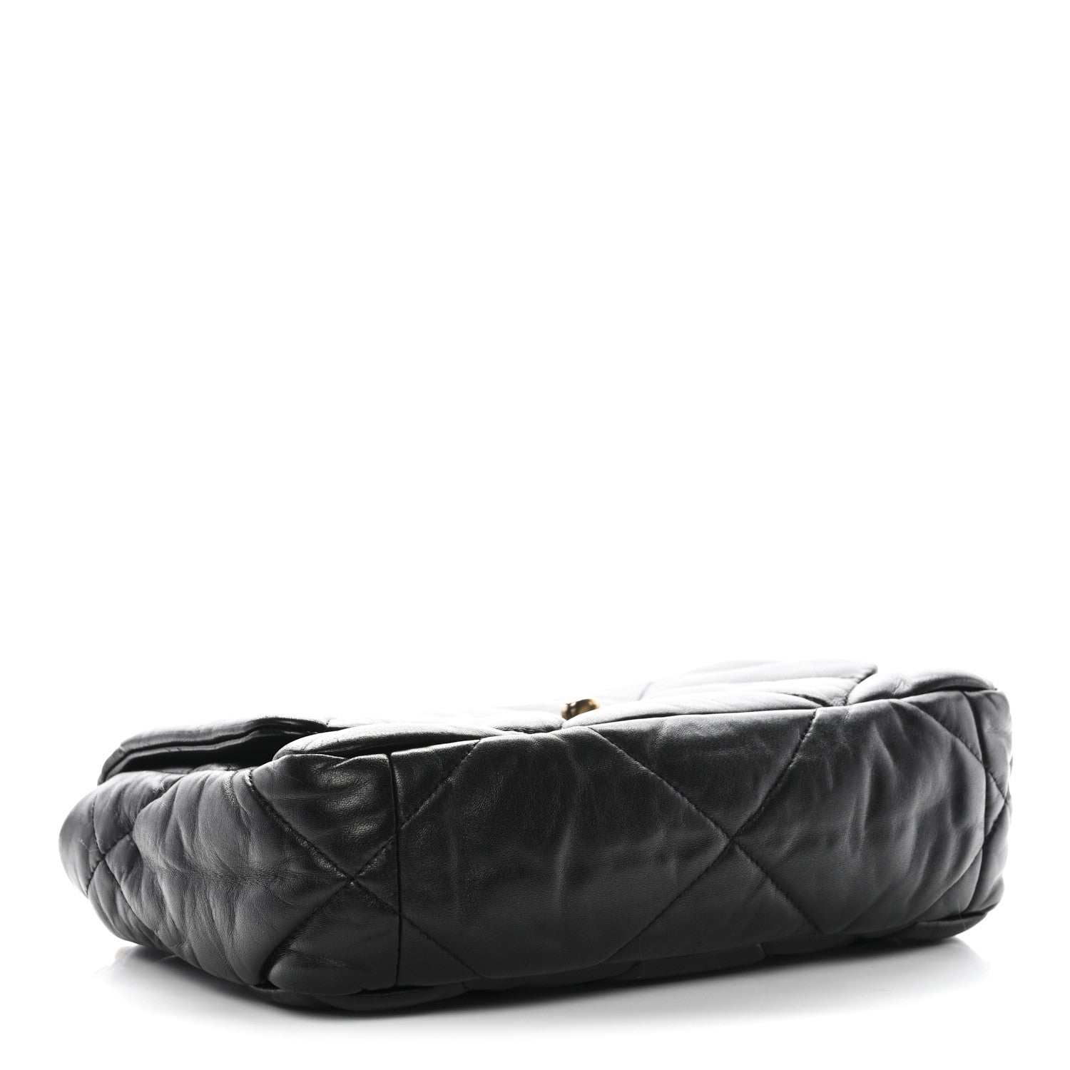 Chanel Lambskin Quilted Medium Chanel 19 Flap Black