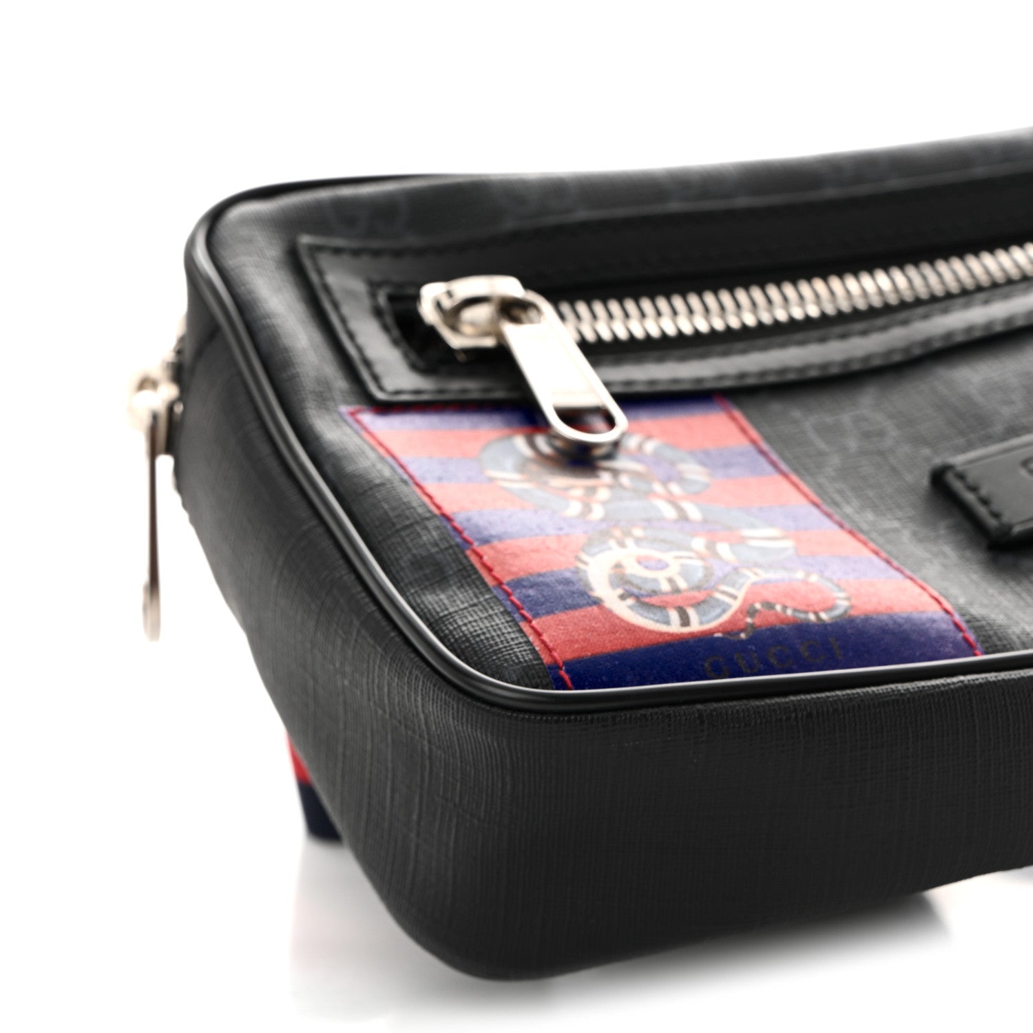 Gucci GG Supreme Monogram Night Courrier Belt Bag Black Multicolor