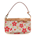 Louis Vuitton Monogram Cherry Blossom Pochette Accessories Red