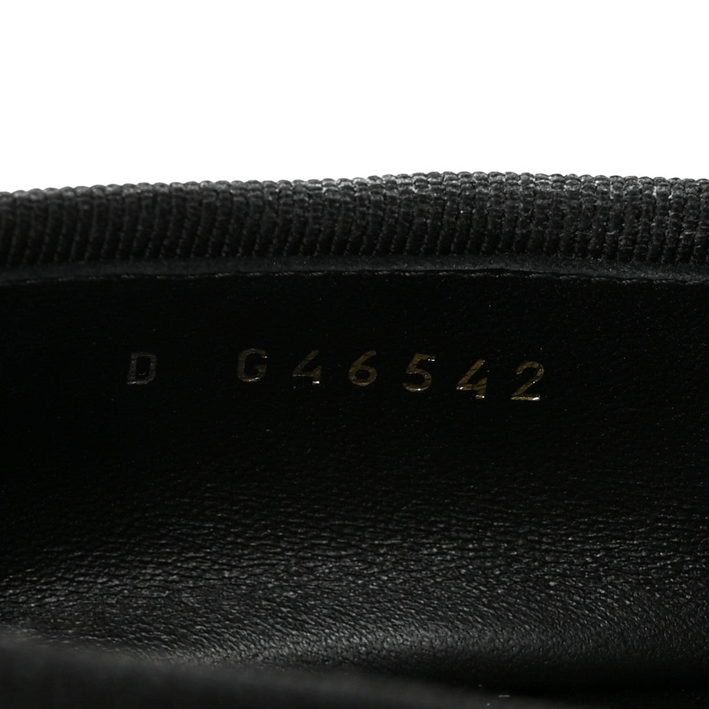 Chanel Velvet Mary Jane Flats 40 Black