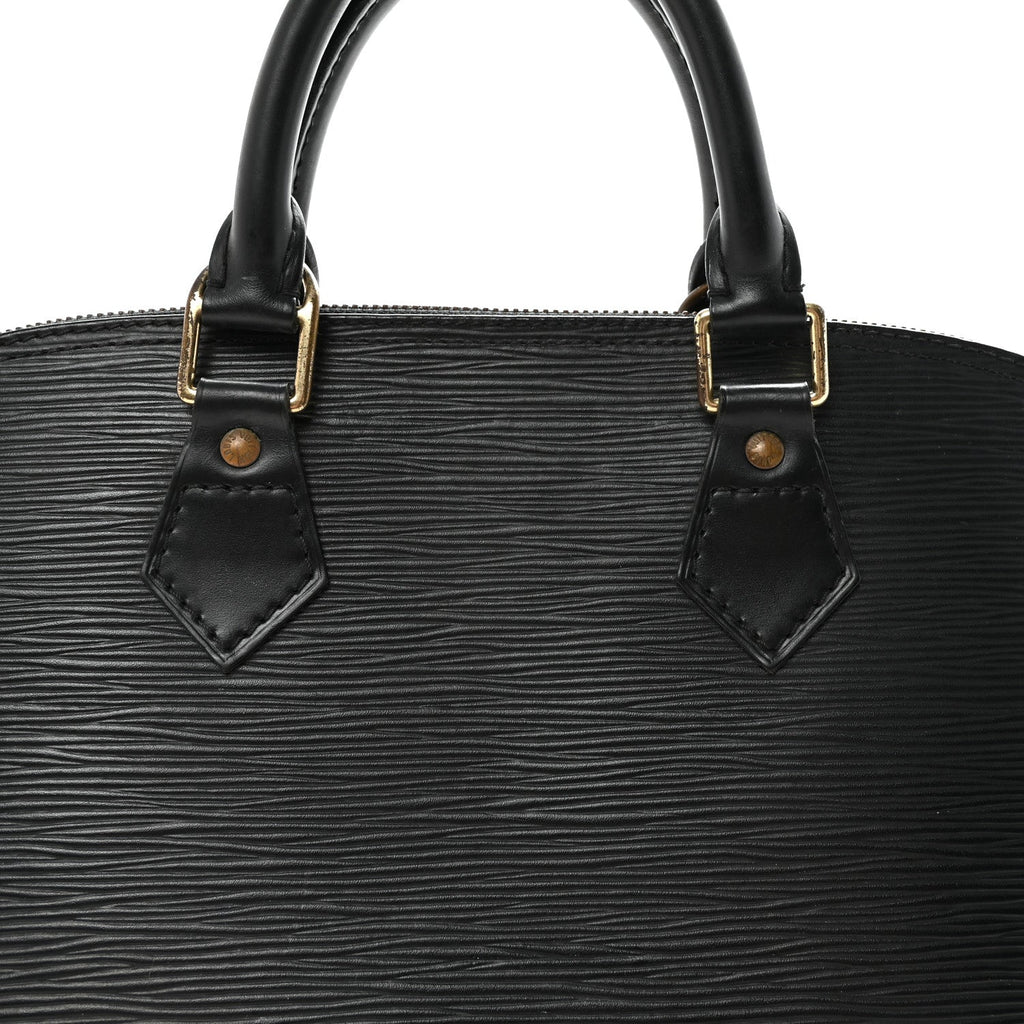 Louis Vuitton Epi Alma PM  Black