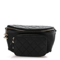 Chanel Caviar Quilted Business Affinity Waist Belt Bag Black