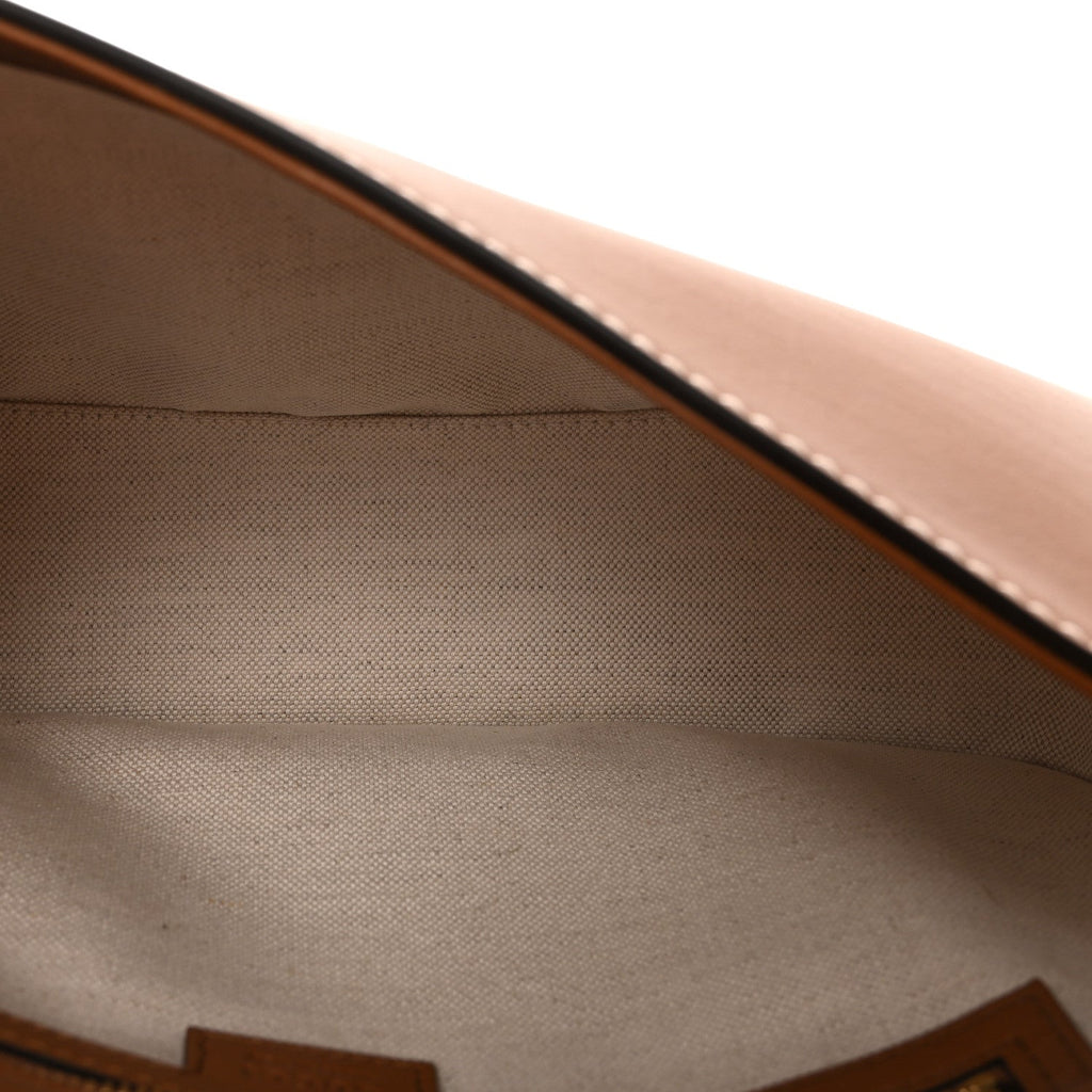 Gucci Calfskin Large Blondie Top Handle Flap Bag Sundial