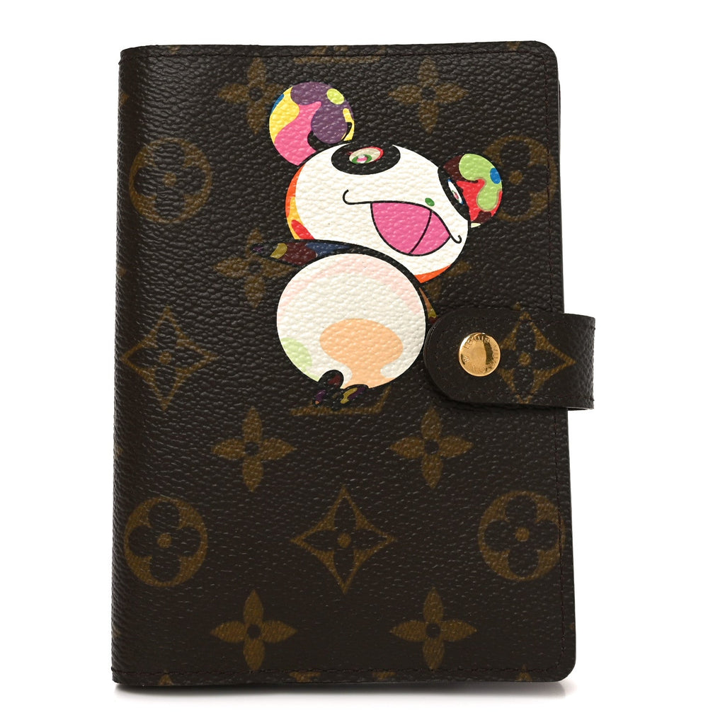 Louis Vuitton Monogram Panda Small Ring Agenda Cover