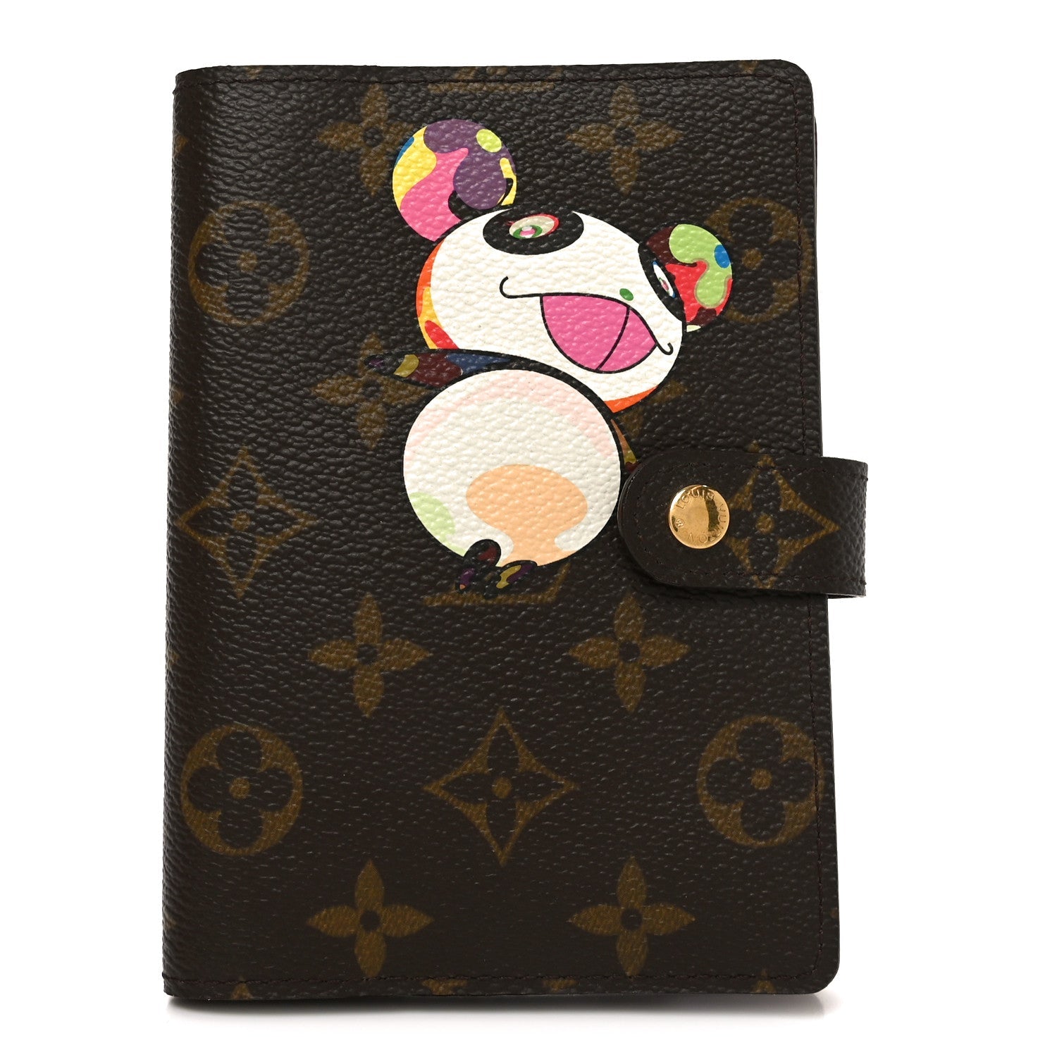 Louis Vuitton Monogram Panda Small Ring Agenda Cover