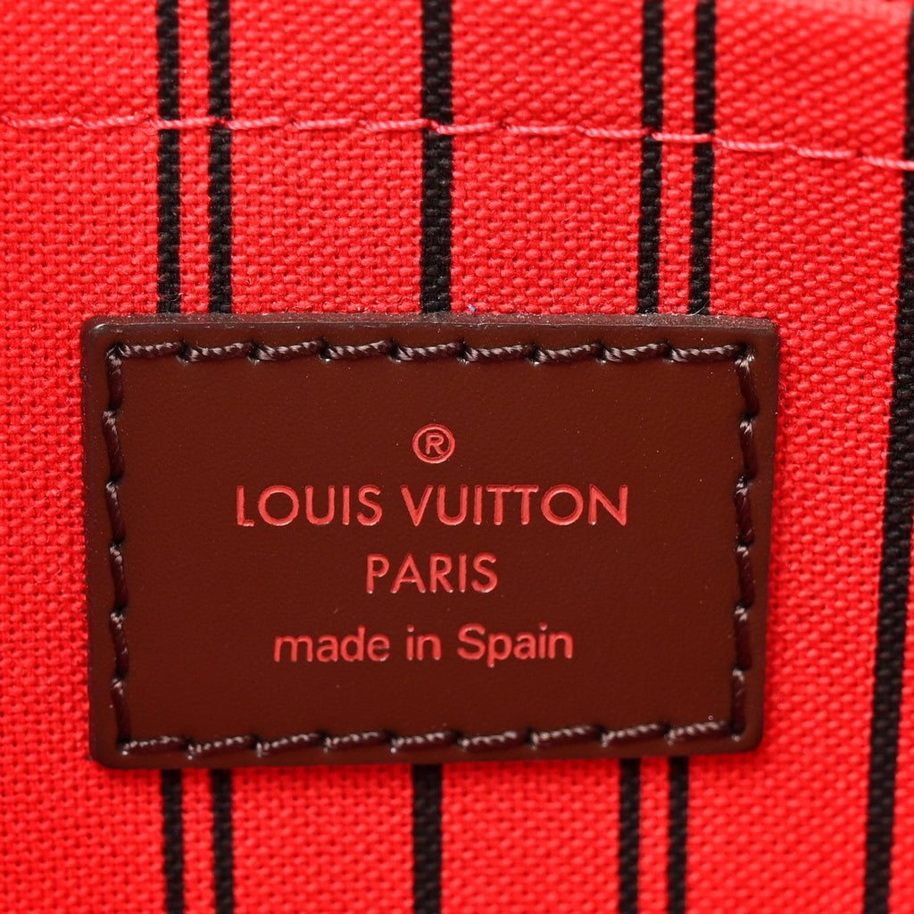 Louis Vuitton Damier Ebene Neverfull MM GM Pochette