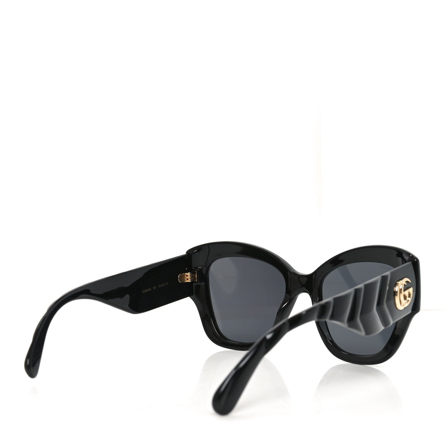 Gucci Acetate GG Butterfly Sunglasses GG0808S Black