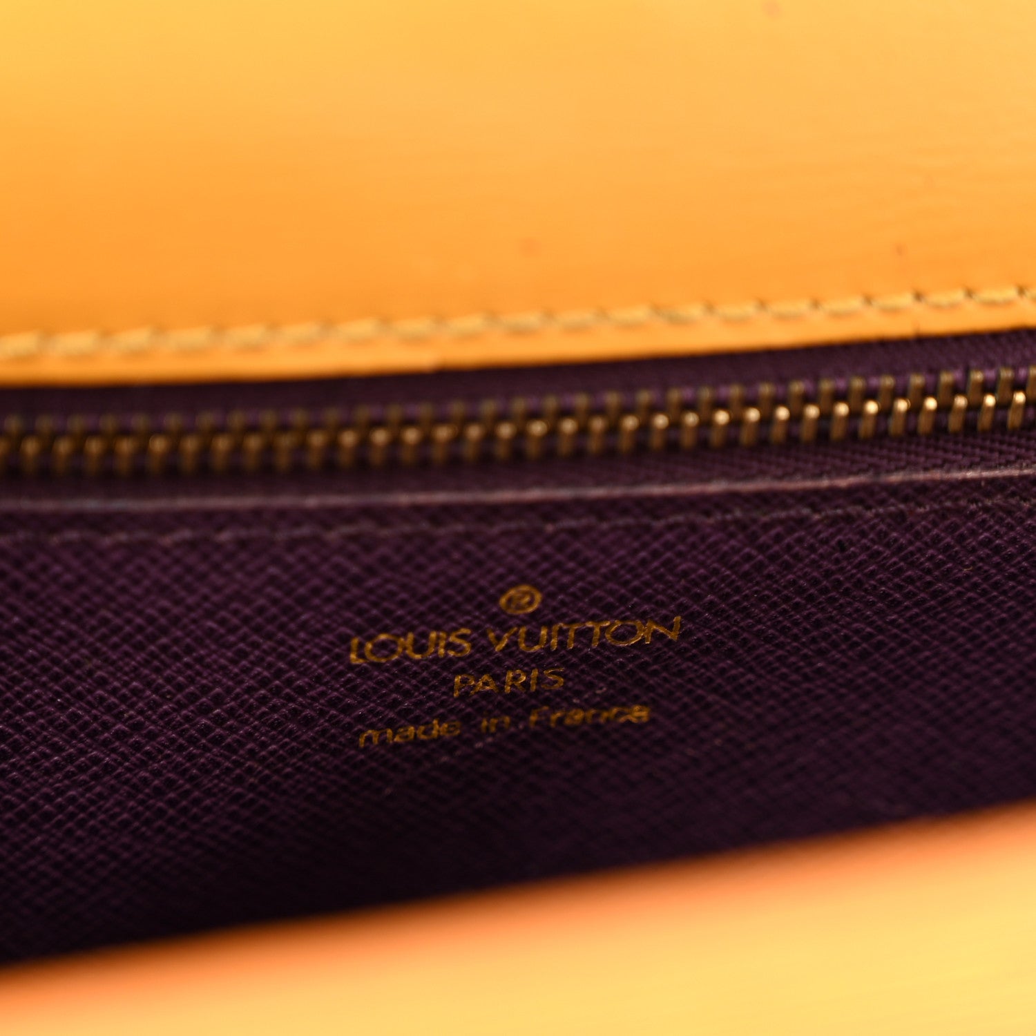 Louis Vuitton Epi Arche Pochette Yellow