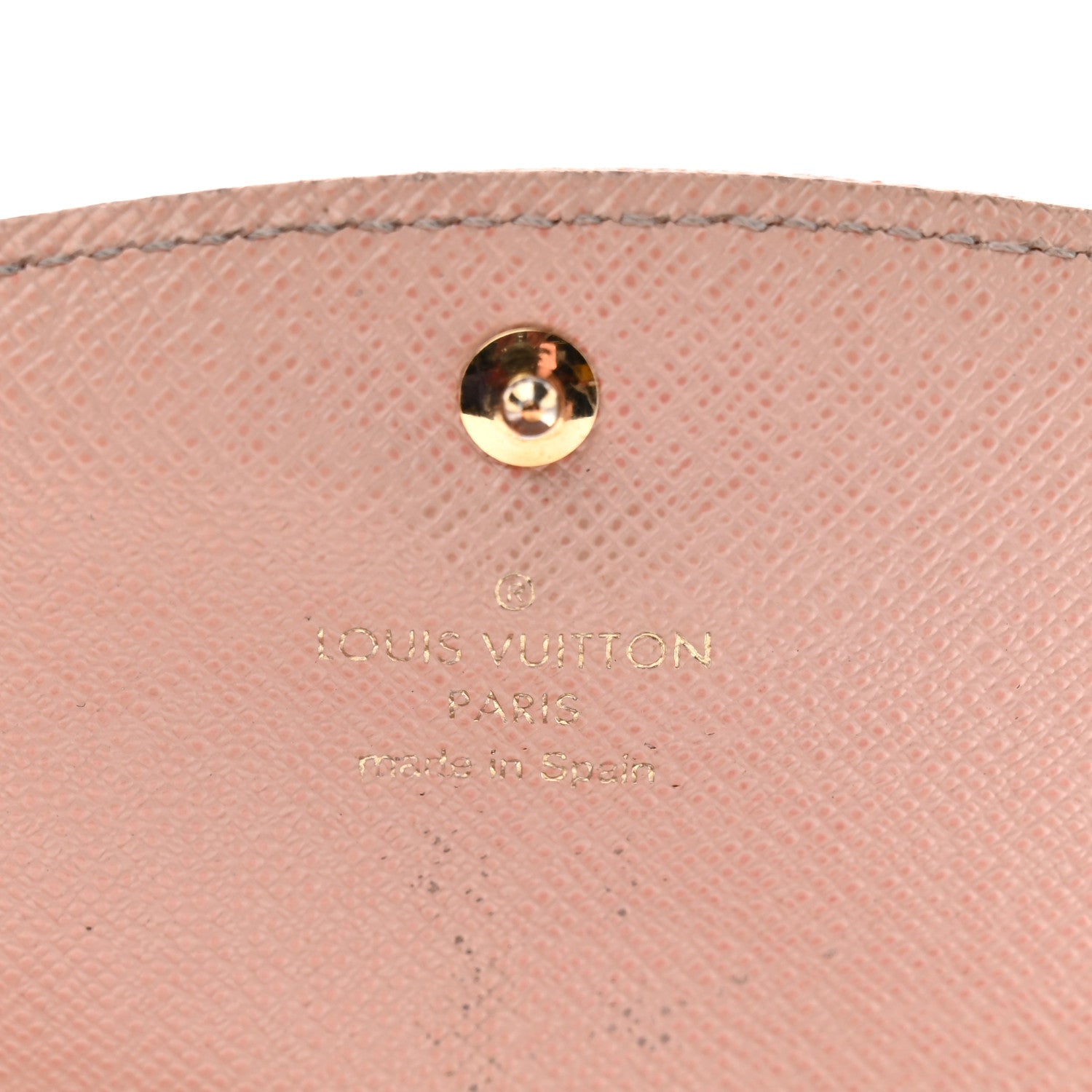 Louis Vuitton Damier Ebene Caissa Wallet Rose Ballerine