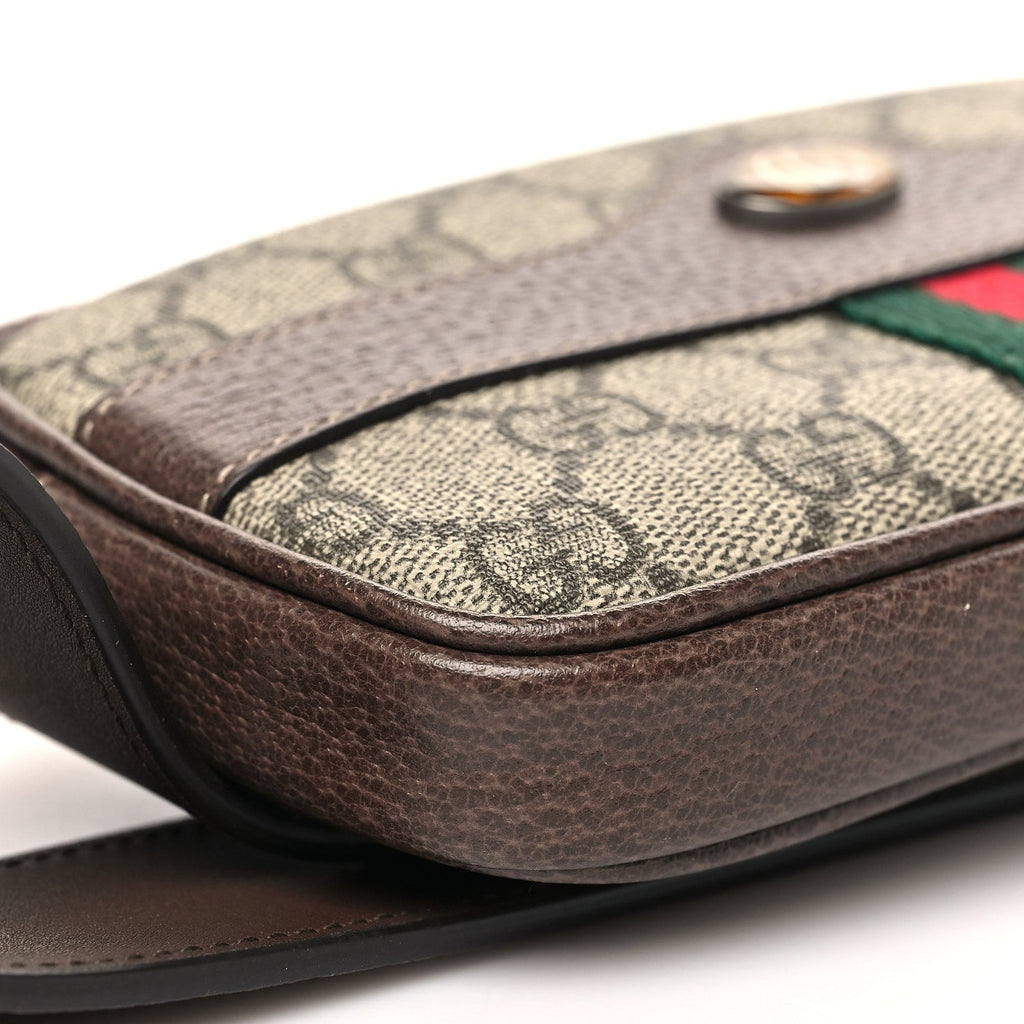 Gucci GG Supreme Monogram Ophidia Belted iPhone Case 75 30 Brown