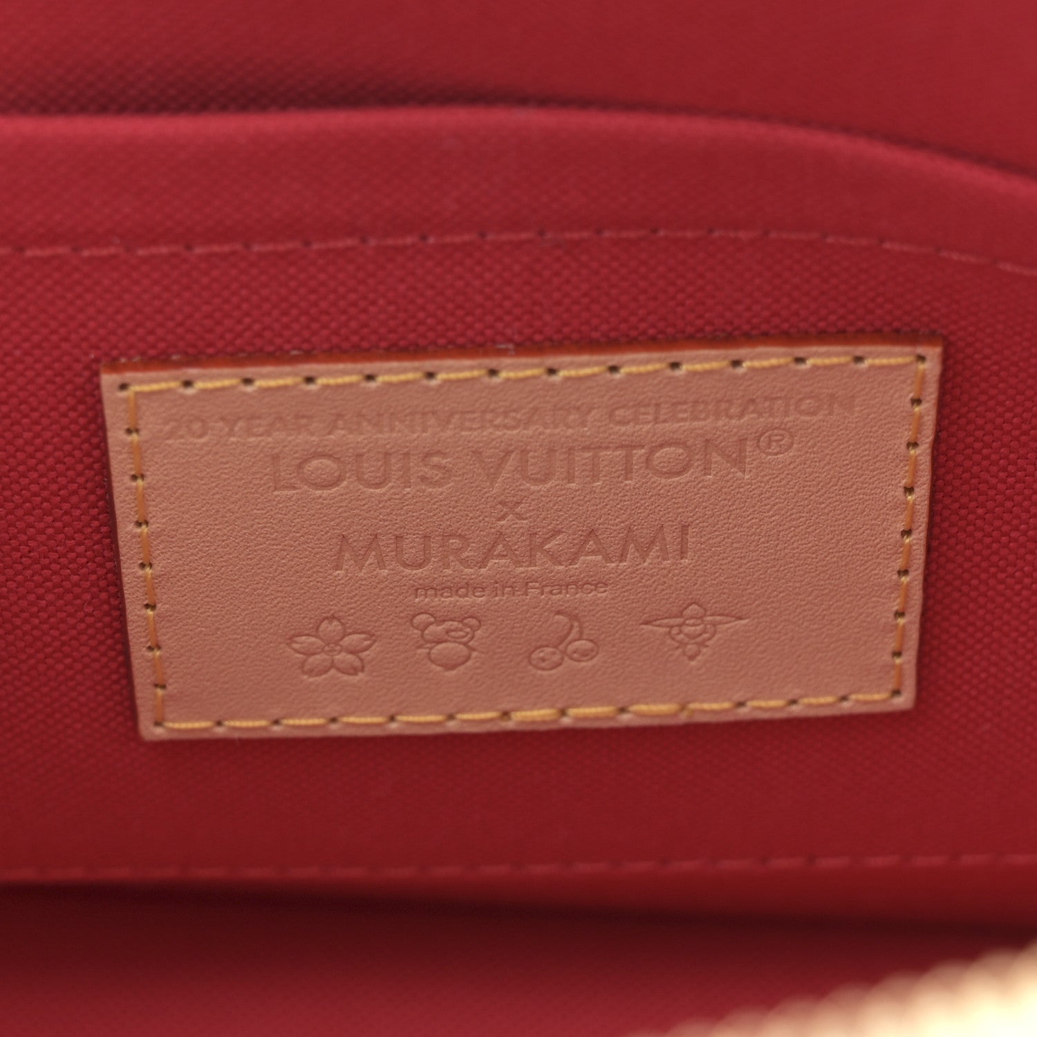 Louis Vuitton LV X TM Monogram Cerises Alma BB White