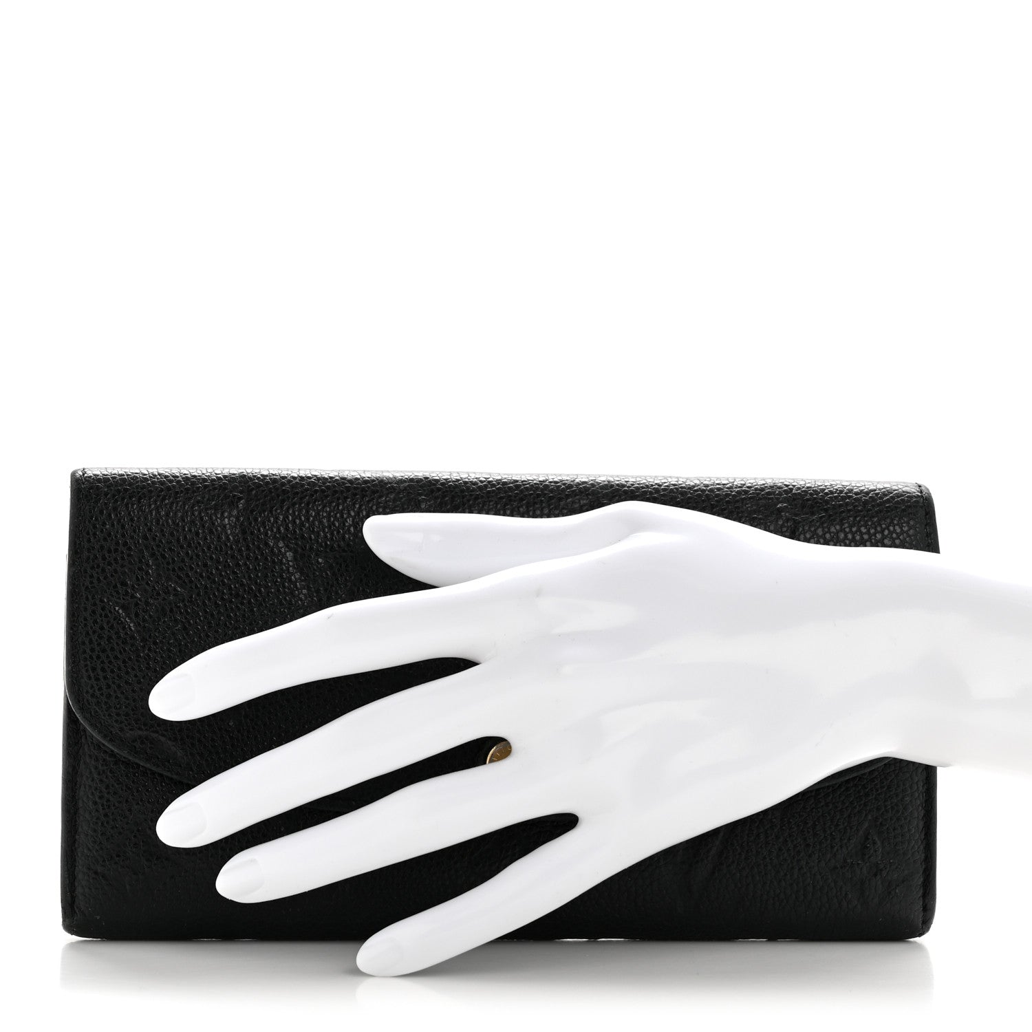 Louis Vuitton Empreinte Emilie Wallet Black Dune