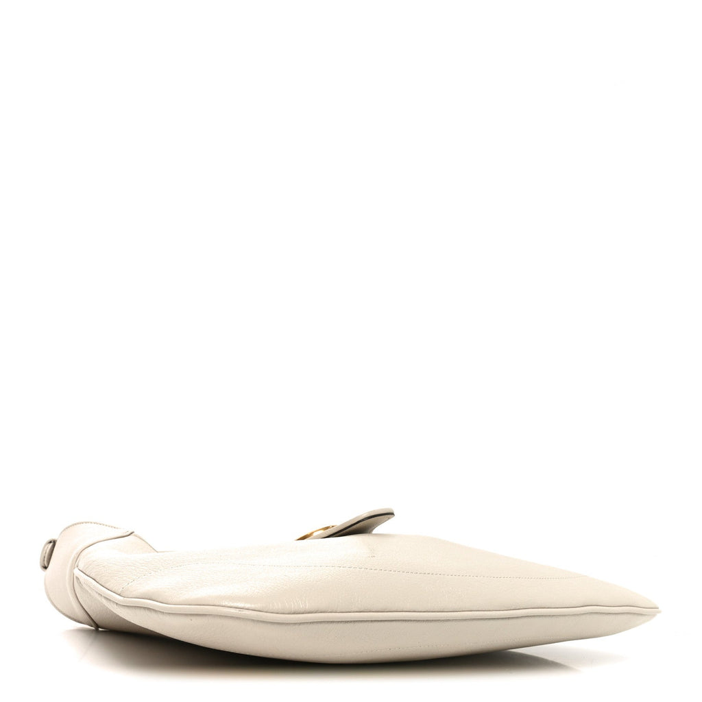 Gucci Goatskin Medium Aphrodite Shoulder Bag Mystic White