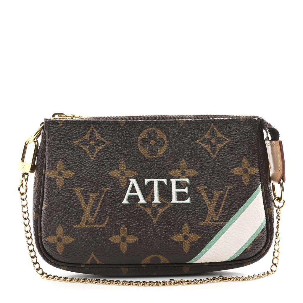 Louis Vuitton Monogram My LV Heritage Mini Pochette Accessories Ivory Vert Clair