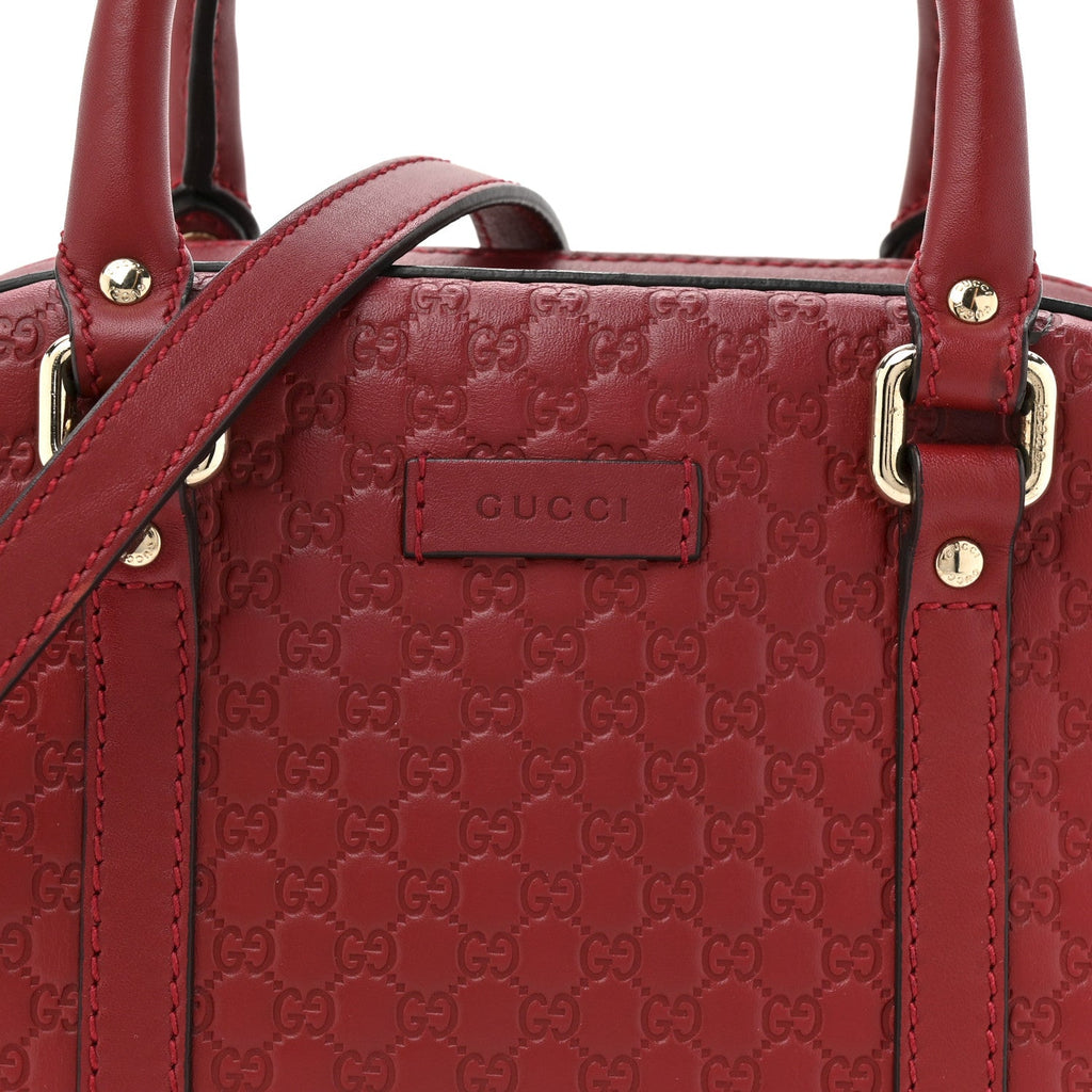 Gucci Soft Microguccissima Small Crossbody Bag Rosso