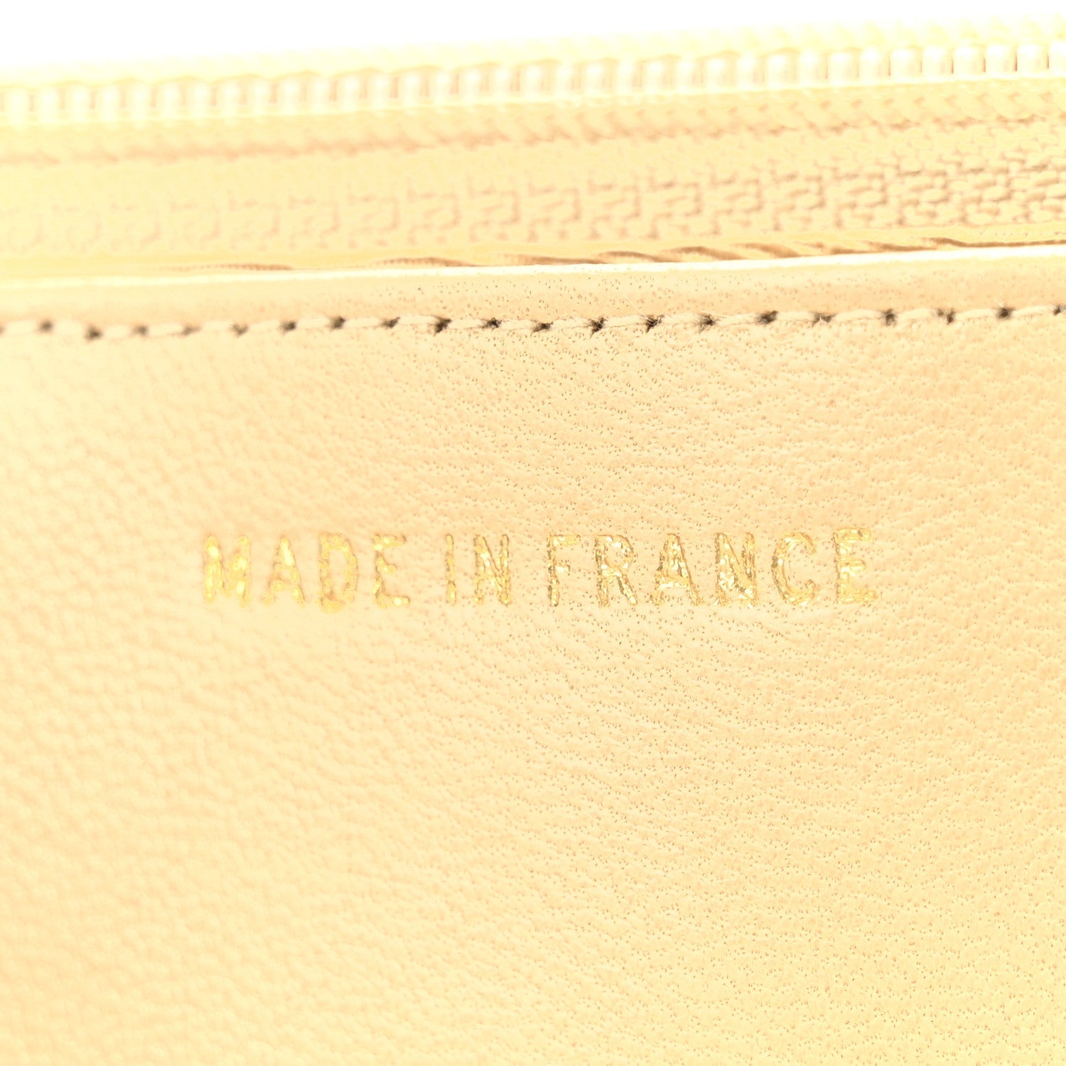 Caviar CC Timeless Flap Wallet Beige