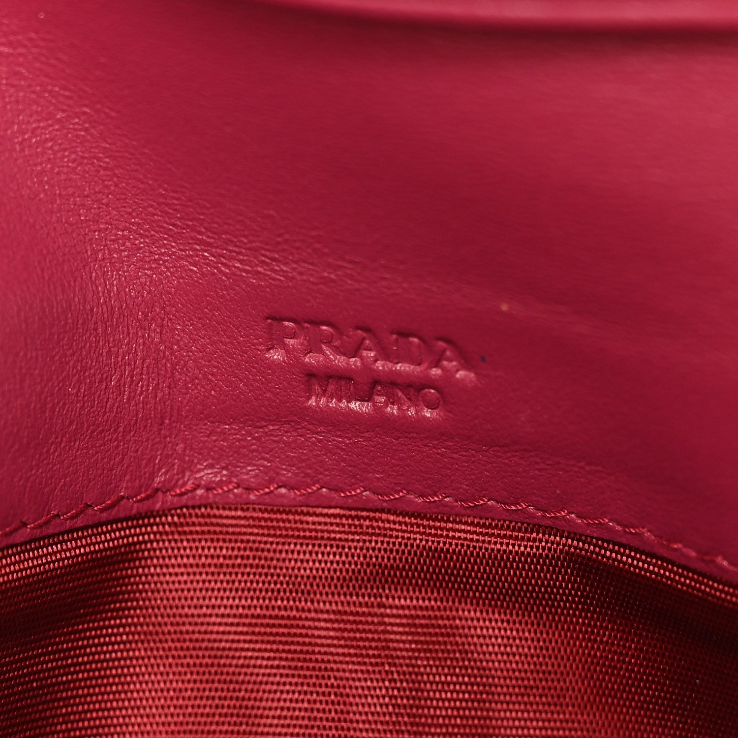 Prada Tessuto Nylon Quilted Continental Flap Wallet Ibisco