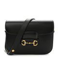 Gucci Azalea Calfskin Horsebit 1955 Shoulder Bag Black