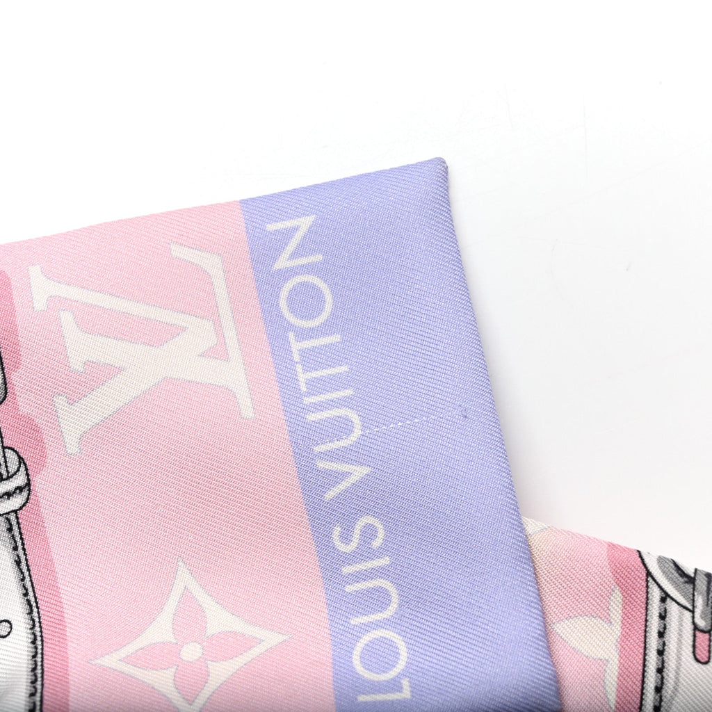 Louis Vuitton Silk Monogram Escale Confidential Bandeau Pink