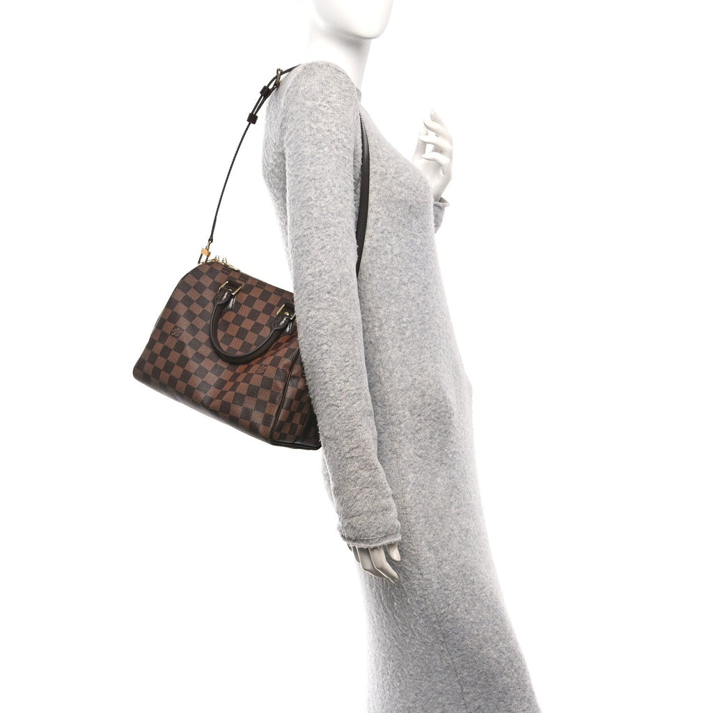 Louis Vuitton Damier Ebene Speedy Bandouliere 25