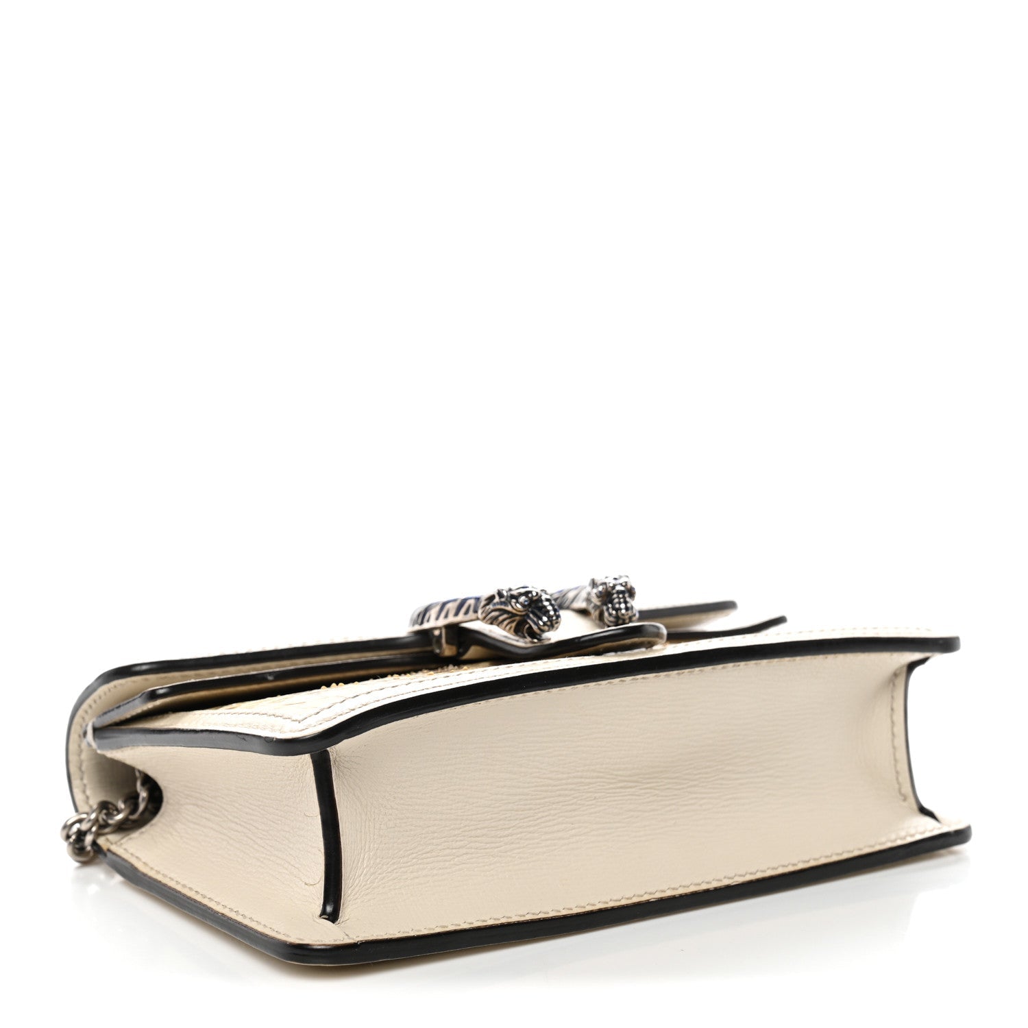 Gucci Snakeskin Azalea Calfskin Enamel Super Mini Dionysus Shoulder Bag New Rock White Electric Blue