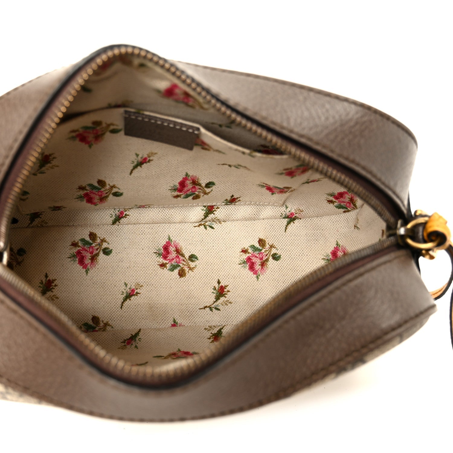 Gucci GG Supreme Monogram Web Neo Vintage Shoulder Bag Beige New Acero Crop
