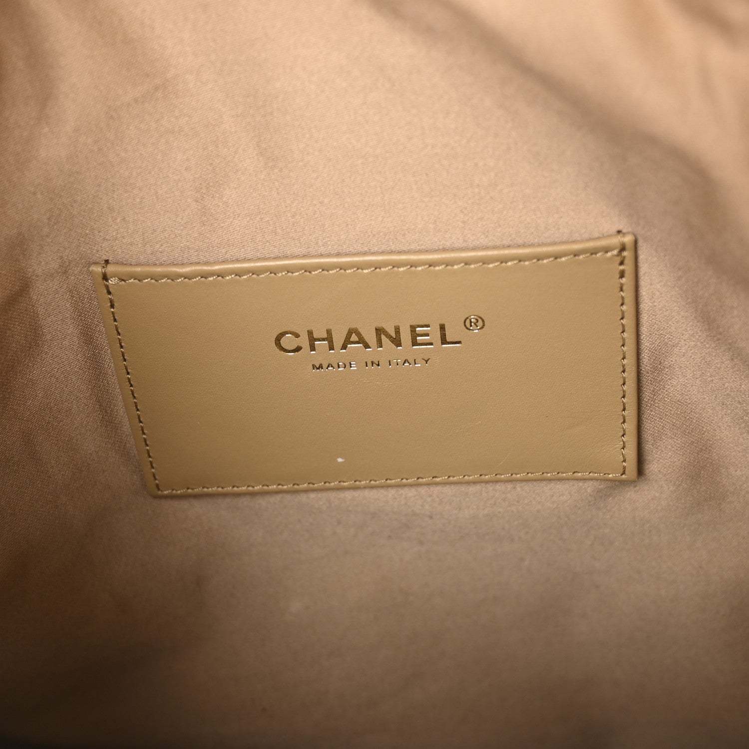 Chanel Caviar Quilted Medium Chanel 25 Handbag Dark Beige