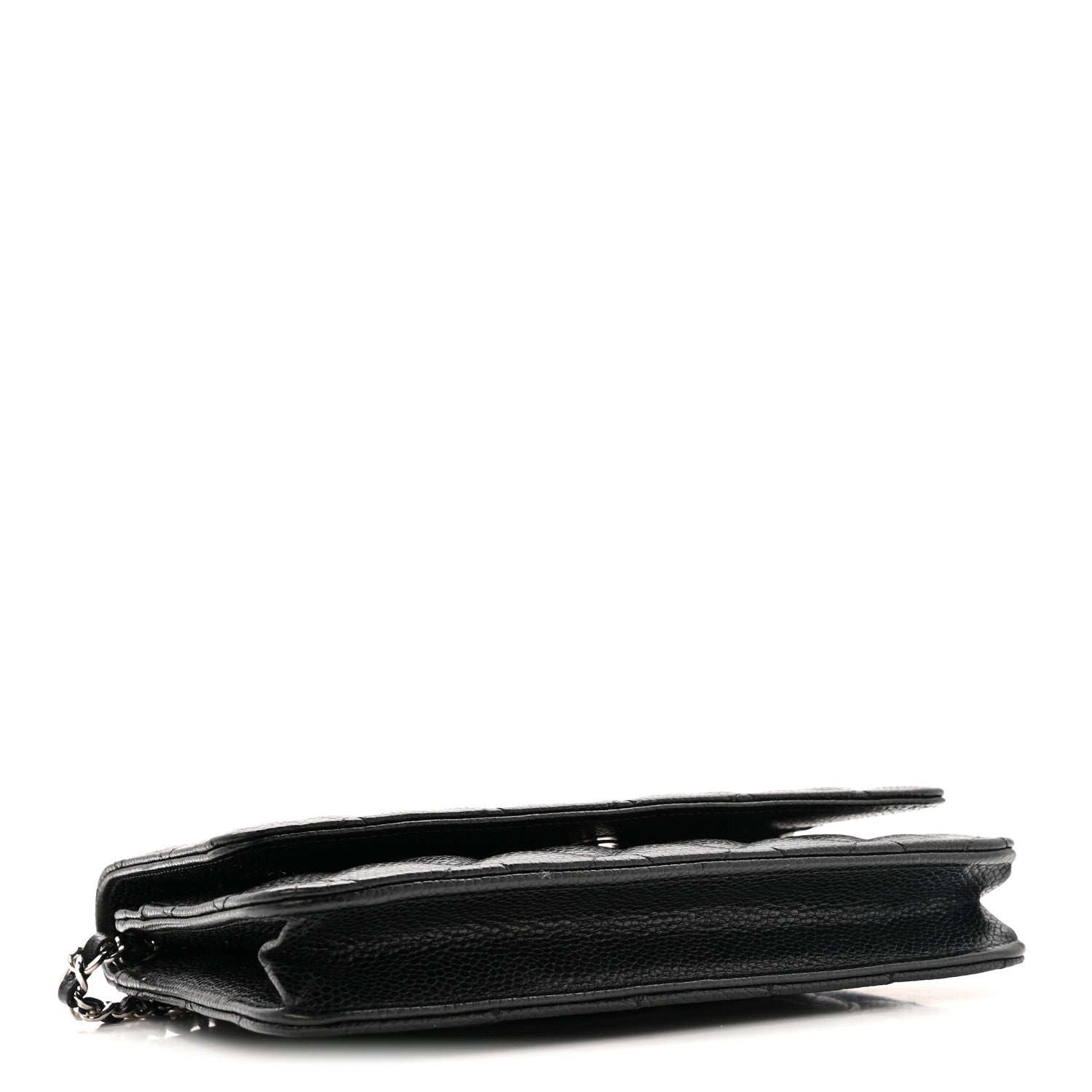Chanel Caviar Quilted Wallet on Chain WOC Black