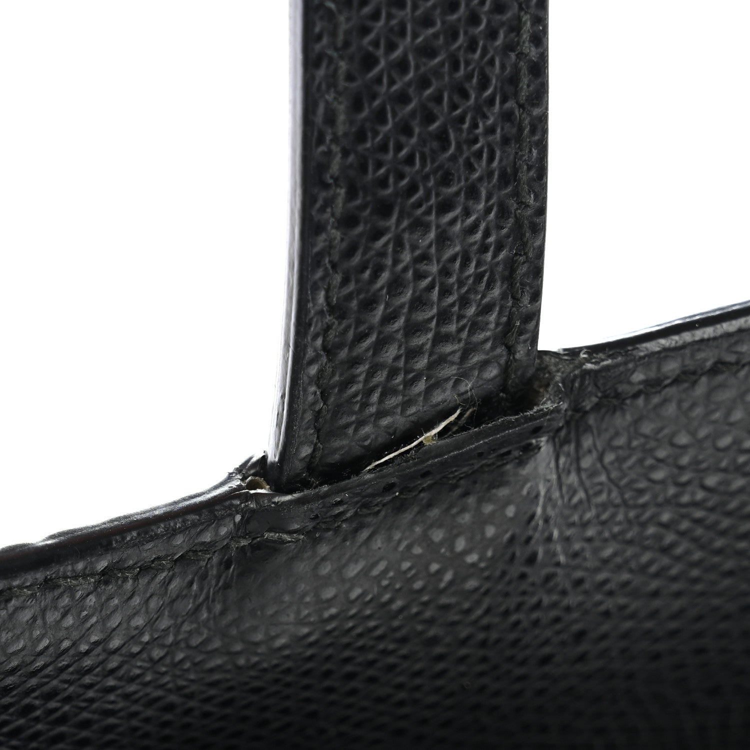 Christian Dior Grained Calfskin Saddle Bag Black