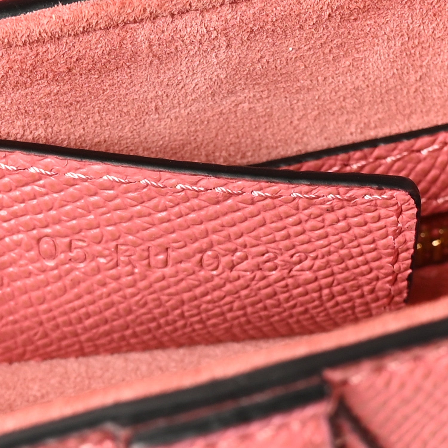 Christian Dior Grained Calfskin Saddle Bag Pink