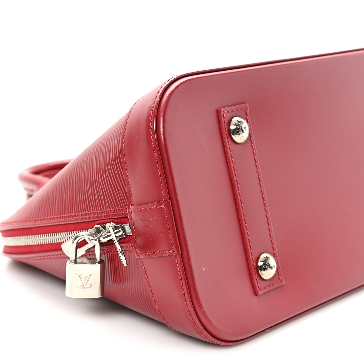 Louis Vuitton Epi Alma PM Castillan Red