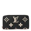 Louis Vuitton Empreinte Monogram Giant Zippy Wallet Black Beige