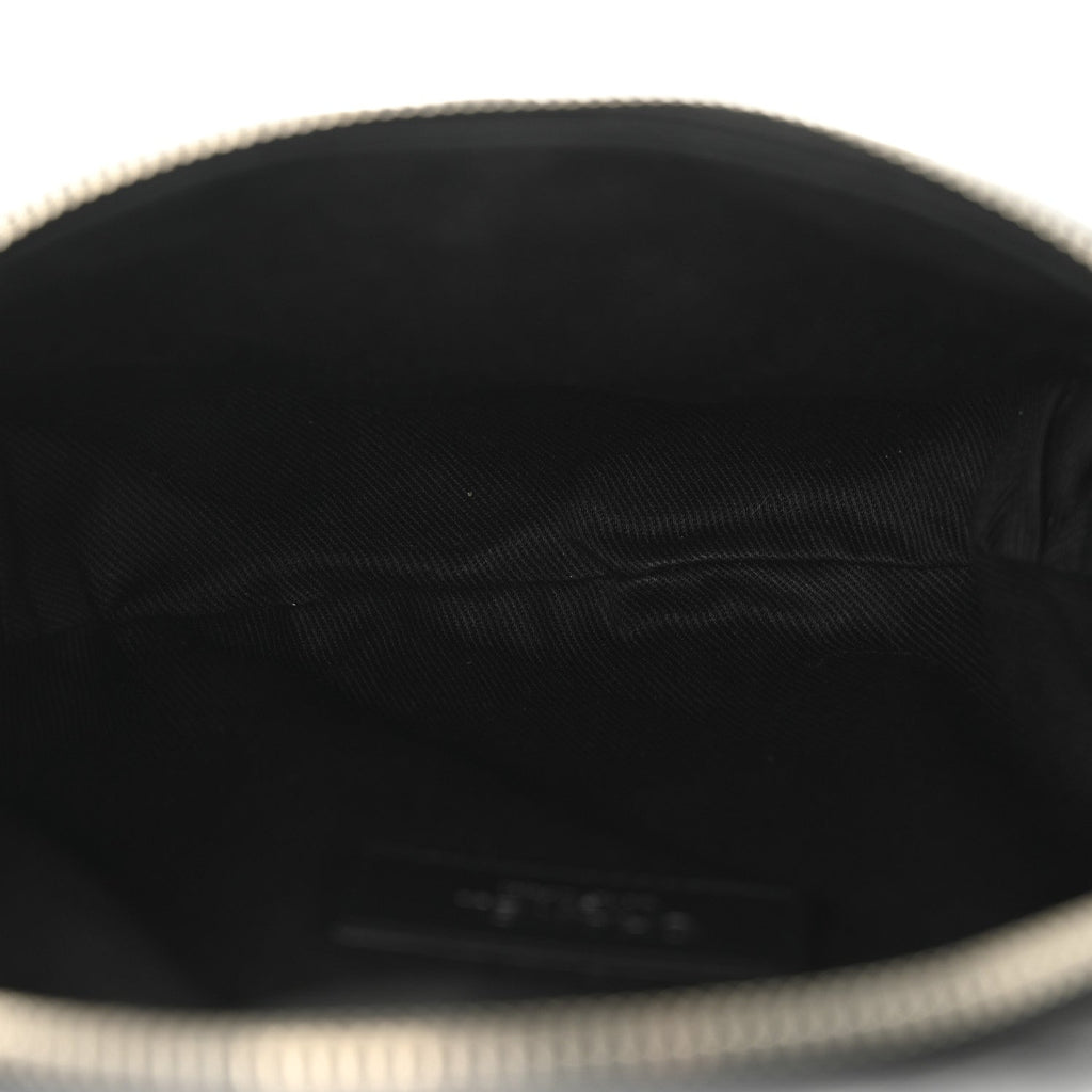 Chanel Calfskin Quilted Uniform Waist Belt Bag Black