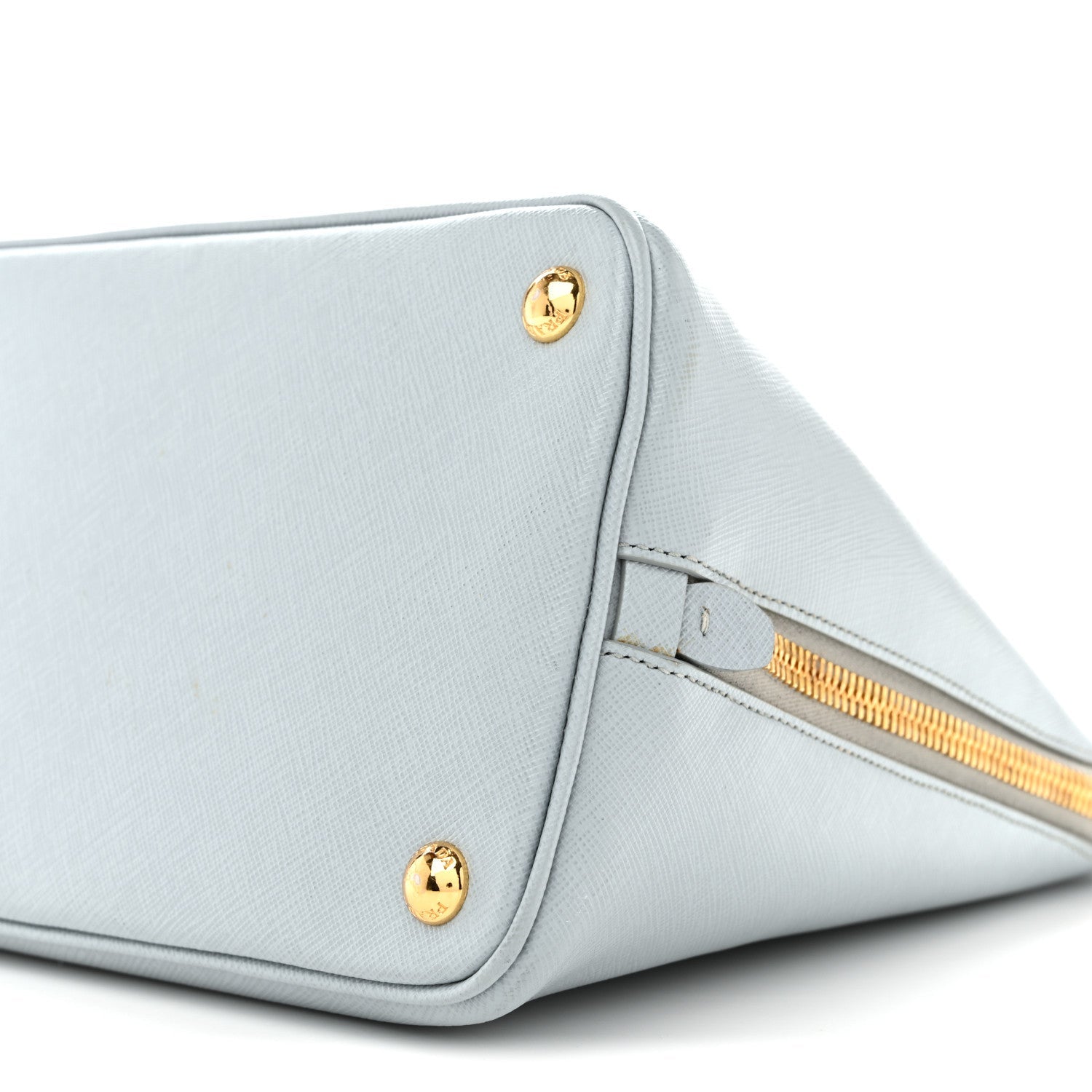 Prada Saffiano Lux Large Promenade Tote Lago
