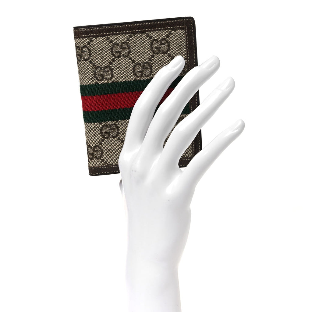 Gucci GG Monogram Web Address Book Agenda Brown