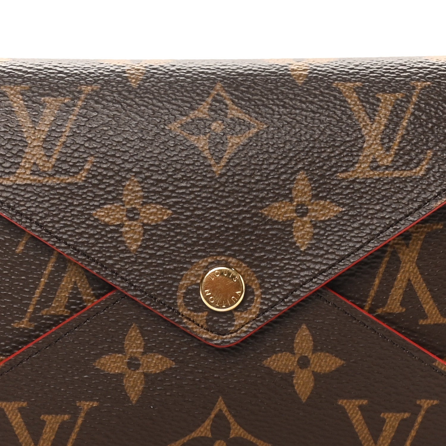 Louis Vuitton Monogram Medium Kirigami Pochette Insert Coquelicot