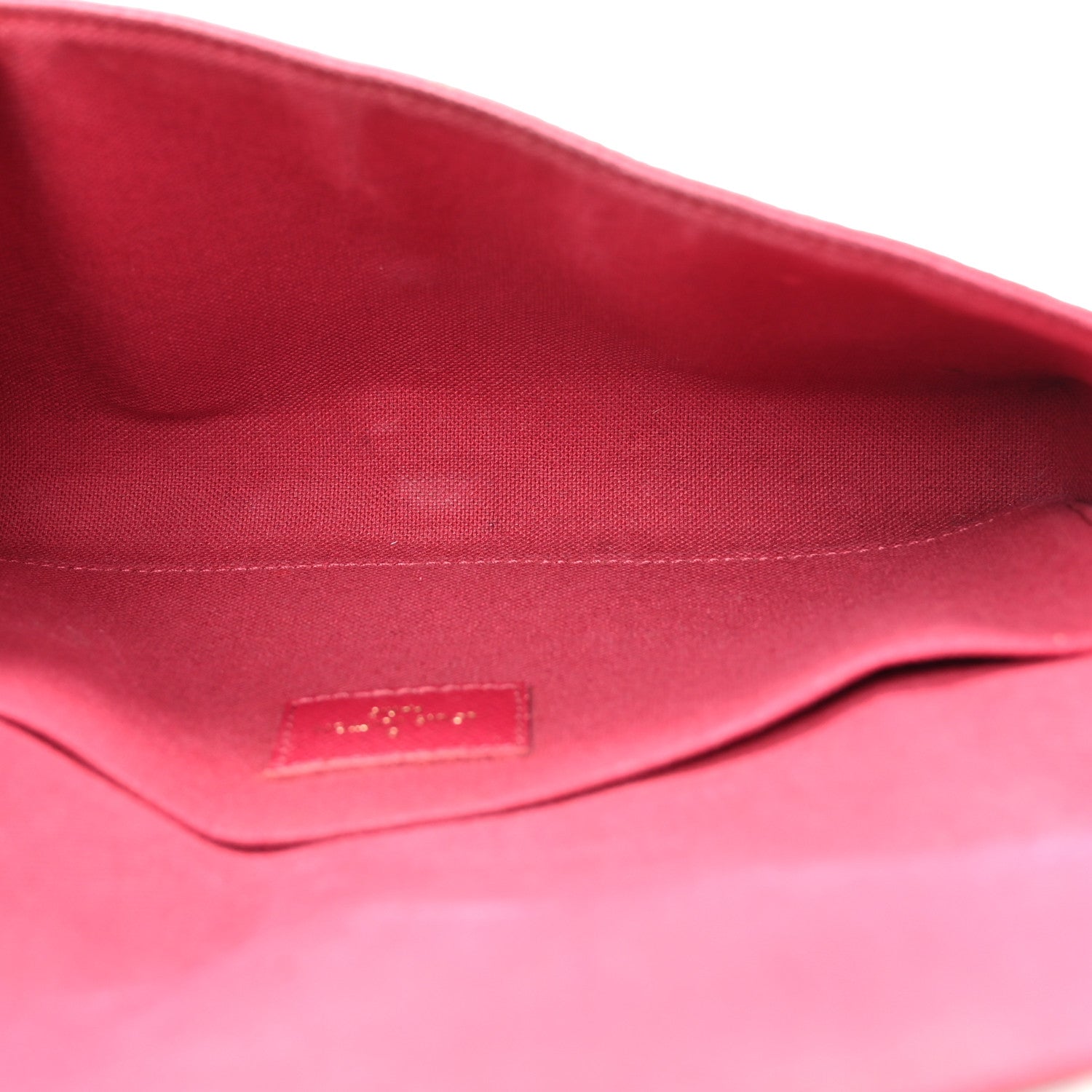 Louis Vuitton Monogram Pochette Felicie Chain Wallet Fuchsia