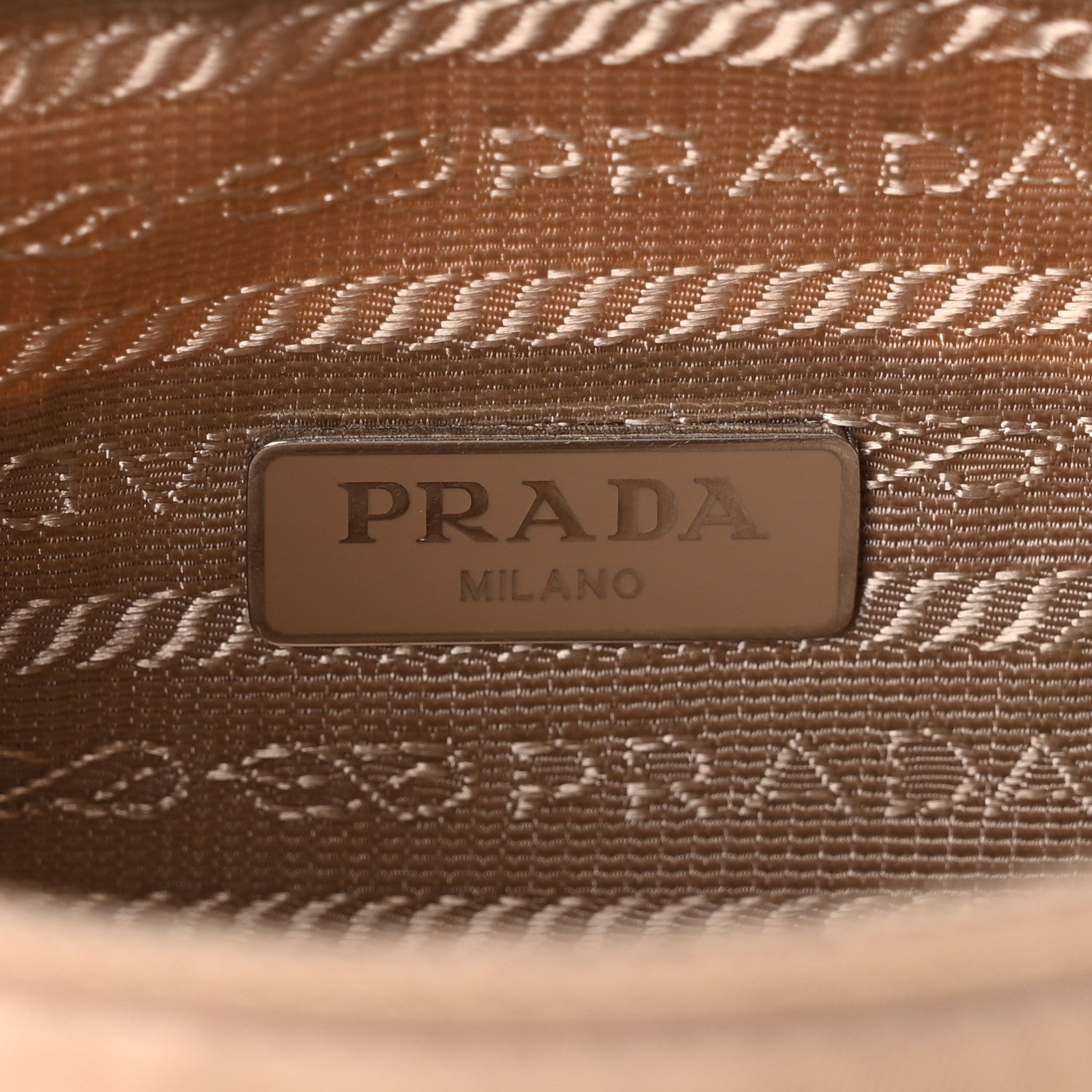 Prada Tessuto Nylon Mini Re-Edition 2000 Bag Cammeo