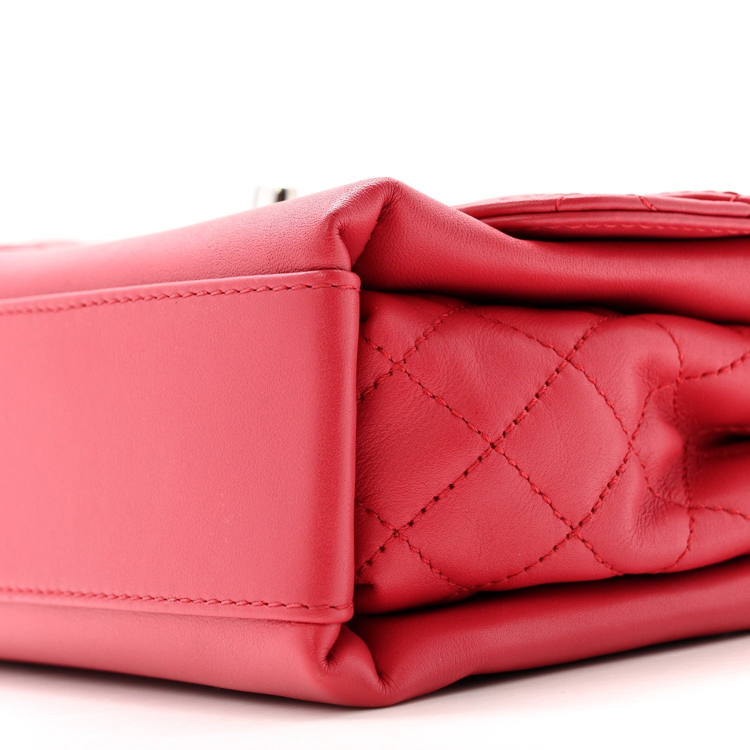 Chanel Calfskin Mini Tramezzo Flap Red